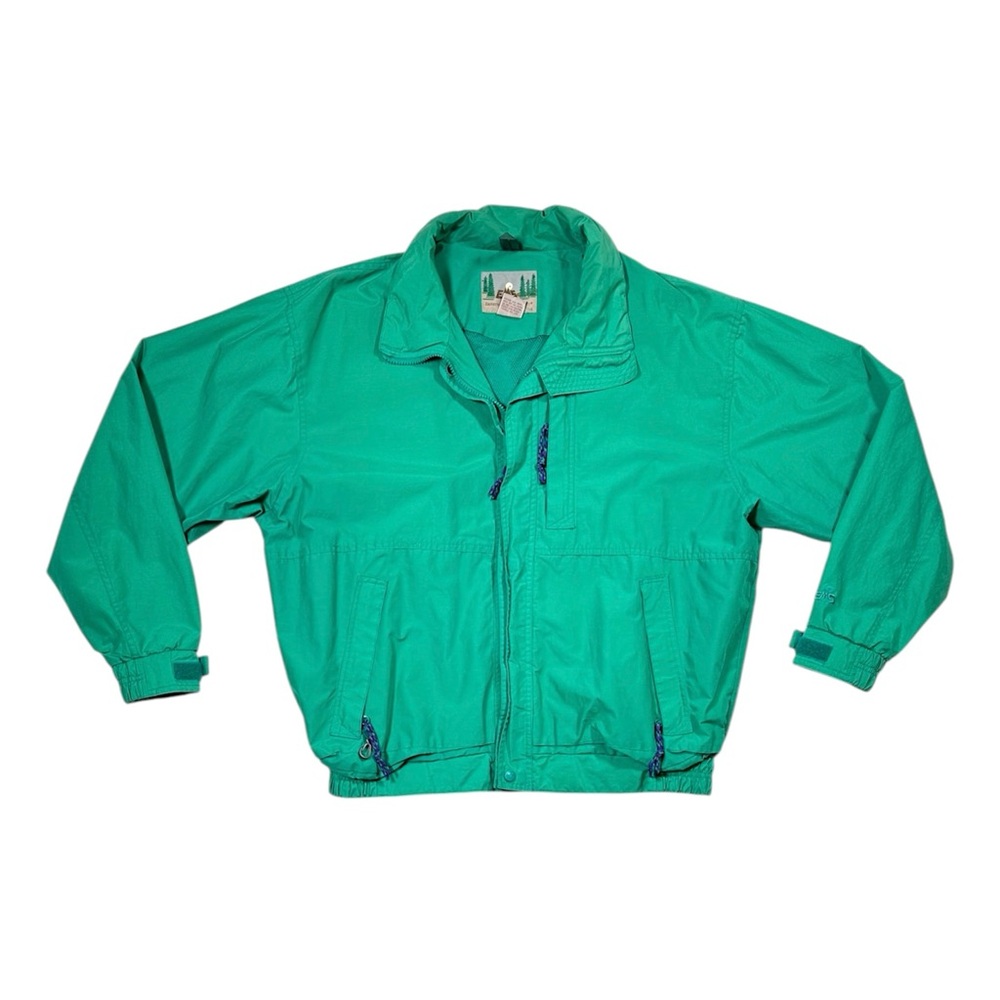 90’s Eastern Mountain Sports Green Windbreaker